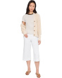 Petite Brigitte Wide Leg Capri Jeans