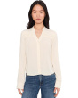 Adrie - Long Sleeve Top With Trim And Shirring