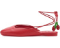 Eloise Ankle Wrap Mule Flats