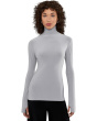 Slim Fit Long Sleeve Turtle Top