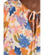 Tie Neck Peasant Sleeve Blouse with Tie
