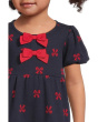 Bow Print Dress (Infant)