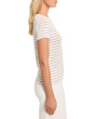 Short Sleeve Scoop Neck Striped Tee