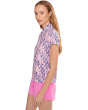 Fingerpaint Print Short Sleeve Polo