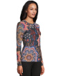 Natalie Long Sleeve Mesh Tee