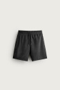 Zara ДЛИННЫЕ МЯГКИЕ ШОРТЫ ДЛЯ ПЛАВАНИЯ черного ЦВЕТА