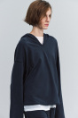 Zara Темно-синяя ТОЛСТОВКА С ЭФФЕКТОМ СТИРКИ