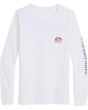 Santa Whale Icon Whale Fill Long-sleeve Pocket Tee