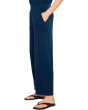 Garment Dyed Terry Wide Ankle Pants