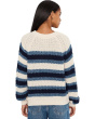 Frankie Cable Striped Pullover