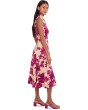 Sleeveless Floral Scuba Aline