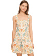 Printed Stretch Cotton Mini Dress