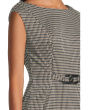Cap Sleeve Ponte Belted Sheath