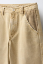 Zara ПРЯМЫЕ ХОЛЩОВЫЕ БРЮКИ Cava