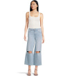Sasha Ankle Raw Hem in Maeve Destructed