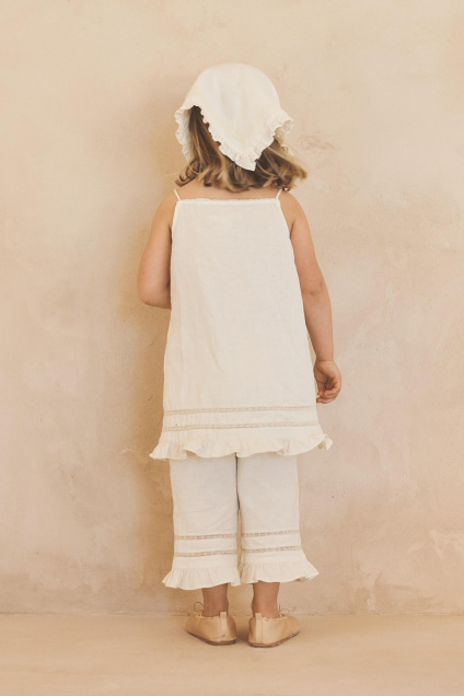 Zara 2-5 ЛЕТ/ БРЮКИ-КЮЛОТЫ С ЛЕНТОЙ ИЗ ХЛОПКА И ЛЬНА - ОГРАНИЧЕННАЯ СЕРИЯ 529551823-715-24