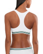 Contrast Band Stretch Cotton Bralette