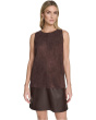 Sleevless Suede Shift