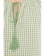 Tie Neck Peasant Sleeve Blouse