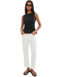 The Short Dean Easy Straight Jean in Tile White
