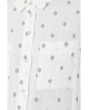 Long Sleeve Button Front Shirt with High Low Hem