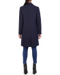 Asymmetrical Peak Lapel Coat