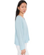 Organic Handkerchief Linen Split Neck Top