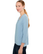 3/4 Sleeve Wide V-Neck Boxy Tee
