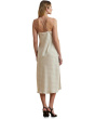 Polka-dot Satin Charmeuse Slip Dress