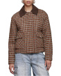 Oversized Tweed Bomber Jacket