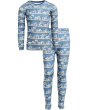 Kickee Pants Kids Пижамный комплект с длинными рукавами и принтом (для малышей / Маленьких детей / больших детей)