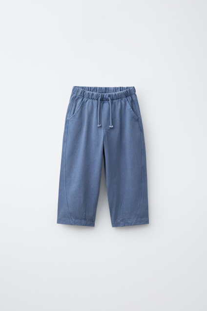 Zara МЕШКОВАТЫЕ БРЮКИ ИЗ ТЯЖЕЛОГО ДЖЕРСИ 509039868-400-18
