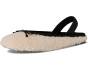 Prima Bow Shearling Slingback