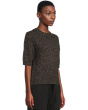 Short Sleeve Marled Pullover