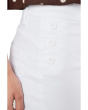 Petite Kelsey High-Rise Flare Pants In White