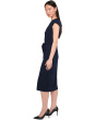 Cap Sleeve Self Tie Midi Sheath