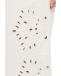 The Mia Ankle w/ Placed Broderie in Ecru Floral