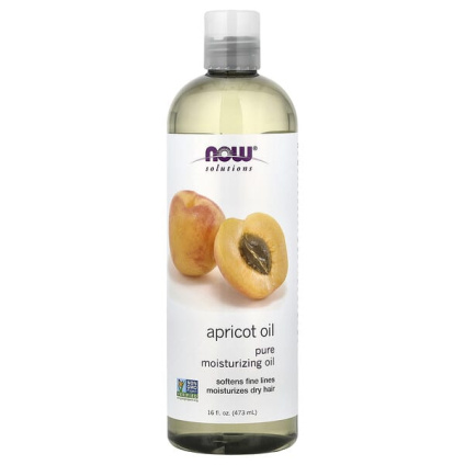 NOW Foods, Solutions, абрикосовое масло, 16 жидких унций (473 мл)