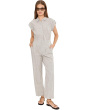 Petite Lurex Linen Resort Shirt