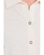 Elbow Sleeve Button Down Tee