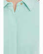 Scuba Crepe Short Sleeve Self Tie Shirt Dress