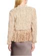 Petite Cork Fringe Knit Jacket
