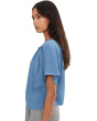 Short Sleeve Front Shirring Blouse