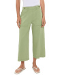 Petite Mid-Rise Utility Crop Wide Leg Pants