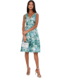 Floral Jacquard Midi Dress
