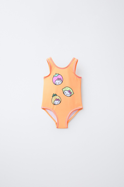 Zara 2-6 ЛЕТ/ КУПАЛЬНИК HELLO KITTY SANRIO 538238168-615-24
