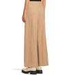 Petite Felted Wool Jersey Full Wide Pants