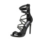 STEVE MADDEN Фирменные сандалии черного цвета