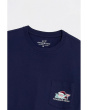 Santa Whale List Long Sleeve Pocket Tee