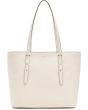 Do It All Fine Grain Leather Zip Tote Bag